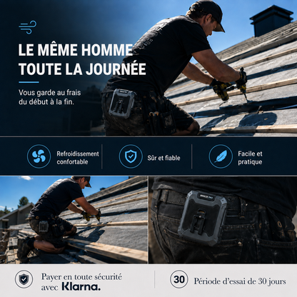 BodyCool Pro™ – Pour les journées de travail où la chaleur vous épuise