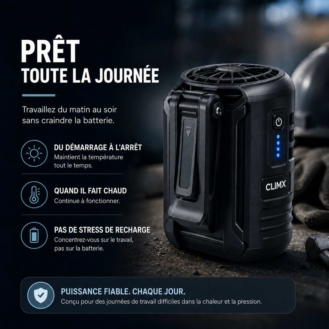 BodyCool Pro™ – Pour les journées de travail où la chaleur vous épuise